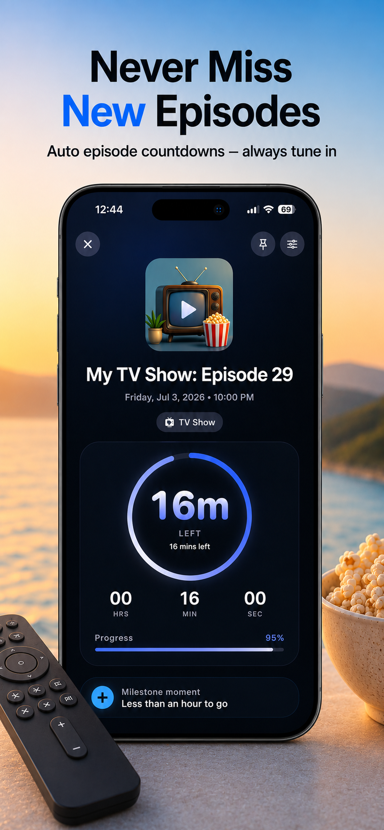 TMRW — TV episode countdown